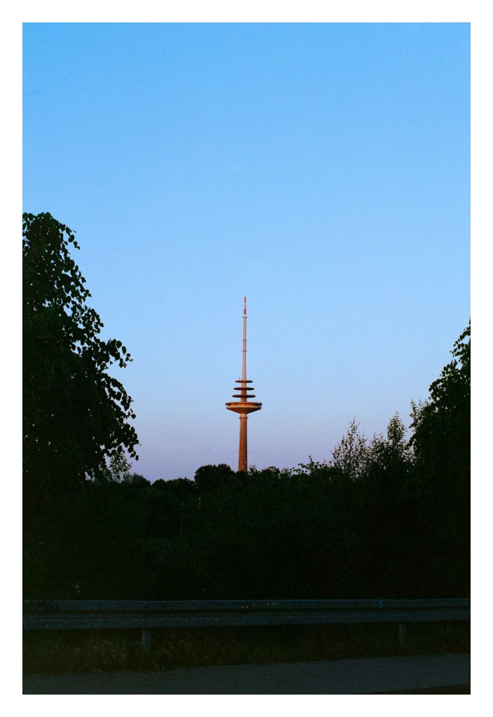 Fernsehturm Münster zur Blauen Stunde