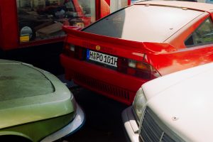 old timer classic young talbot matra red rot vintage